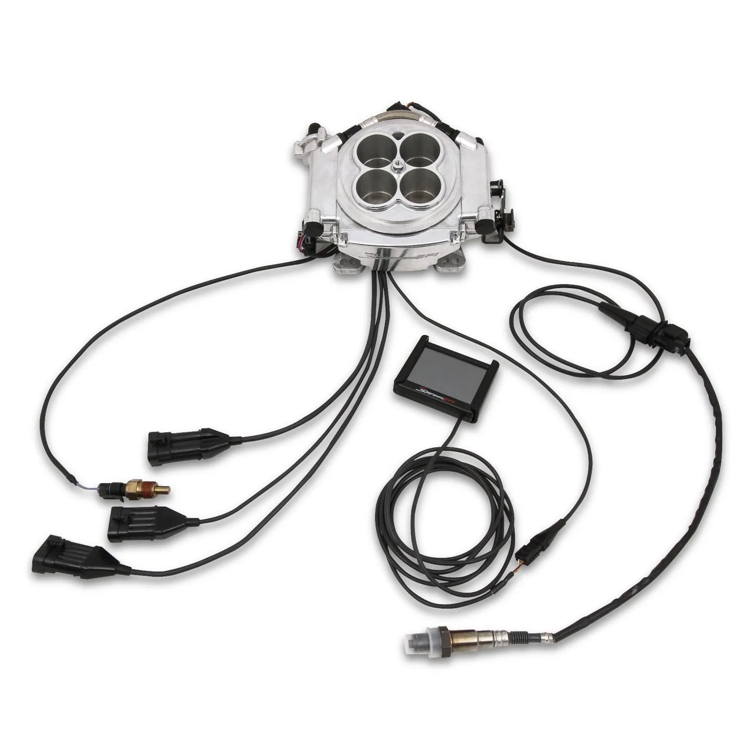 Holley Sniper EFI Super Sniper EFI Throttle Body Fuel Injection - Square Bore - Silver 550-518