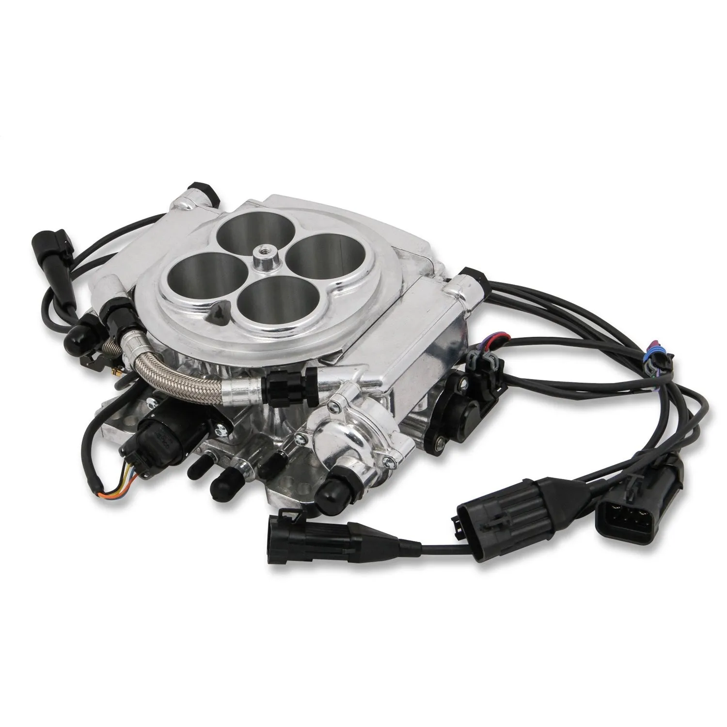 Holley Sniper EFI Super Sniper EFI Throttle Body Fuel Injection - Square Bore - Silver 550-518