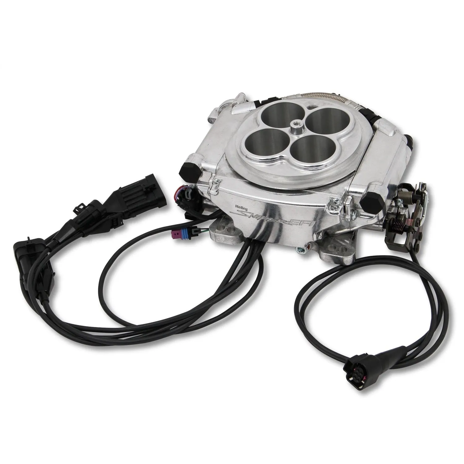 Holley Sniper EFI Super Sniper EFI Throttle Body Fuel Injection - Square Bore - Silver 550-518