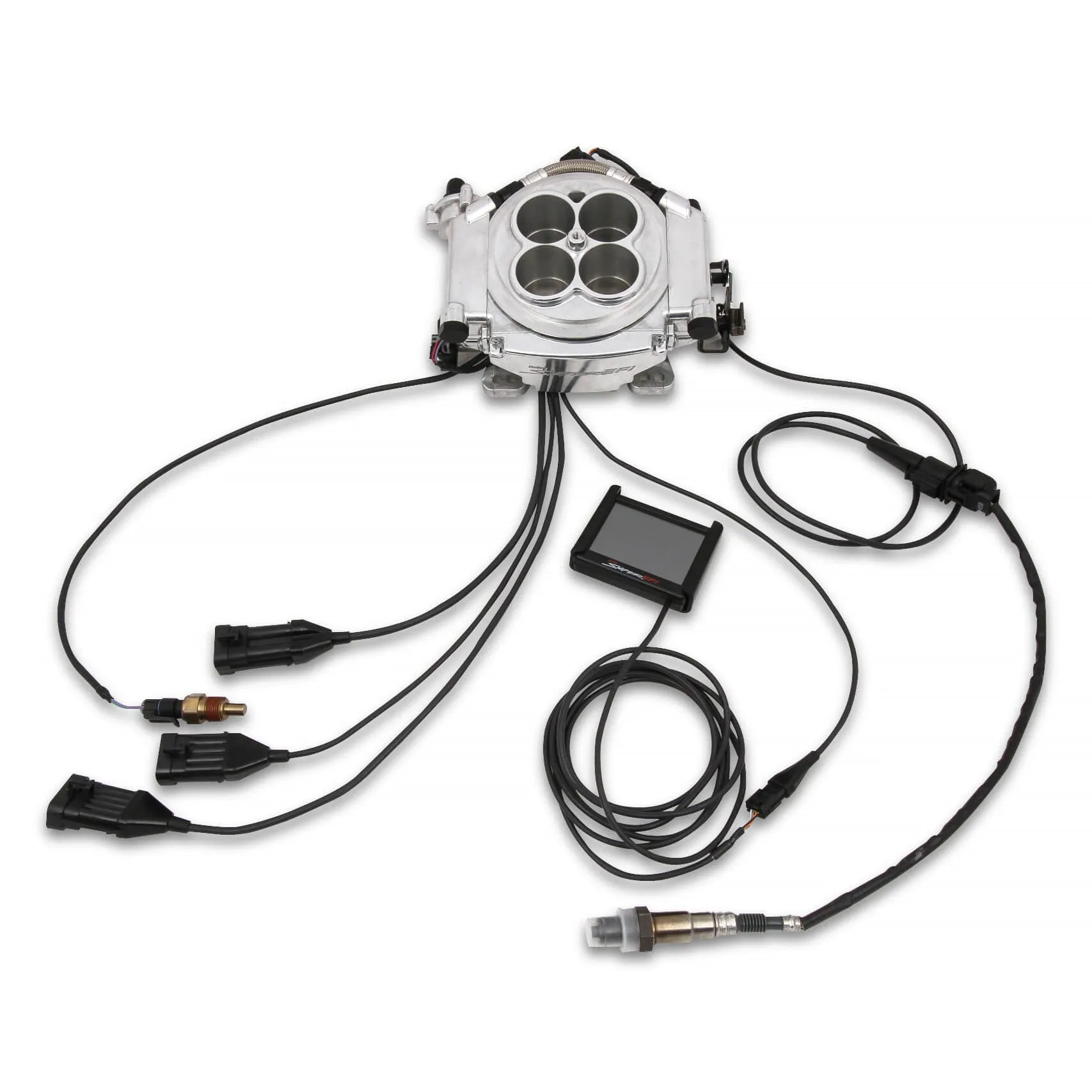 Holley Sniper EFI Super Sniper EFI Throttle Body Fuel Injection - Square Bore - Silver 550-518