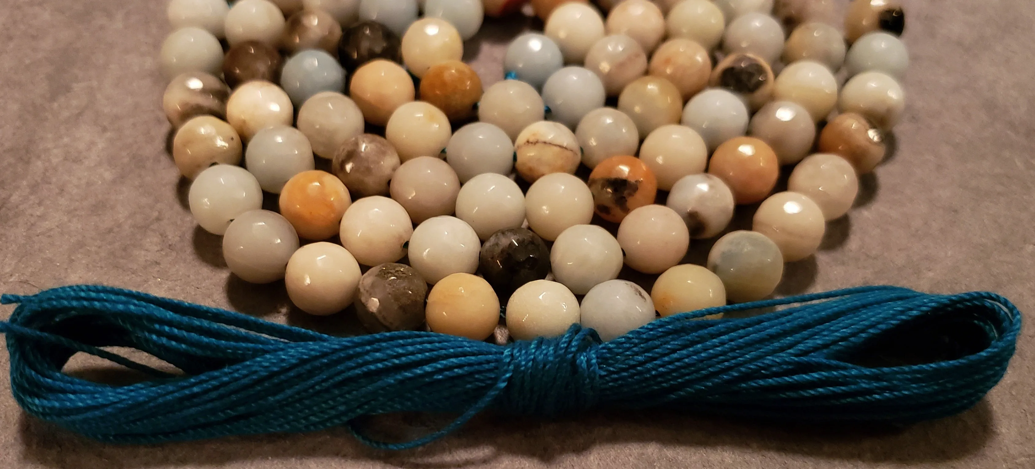Inspiration Mala Kit - Amazonite (Faceted)