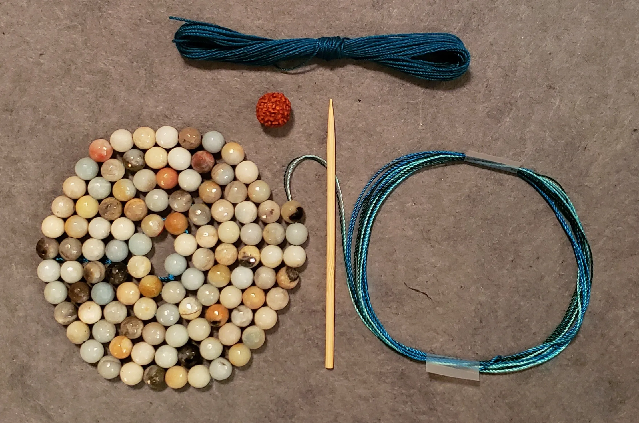 Inspiration Mala Kit - Amazonite (Faceted)