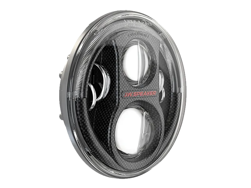 J.W. SPEAKER 7" 8700 Evolution J2-Series LED Headlight Kit, Pair WITH ADAPTER to fit 18-up Jeep Wrangler JL & JL Unlimited