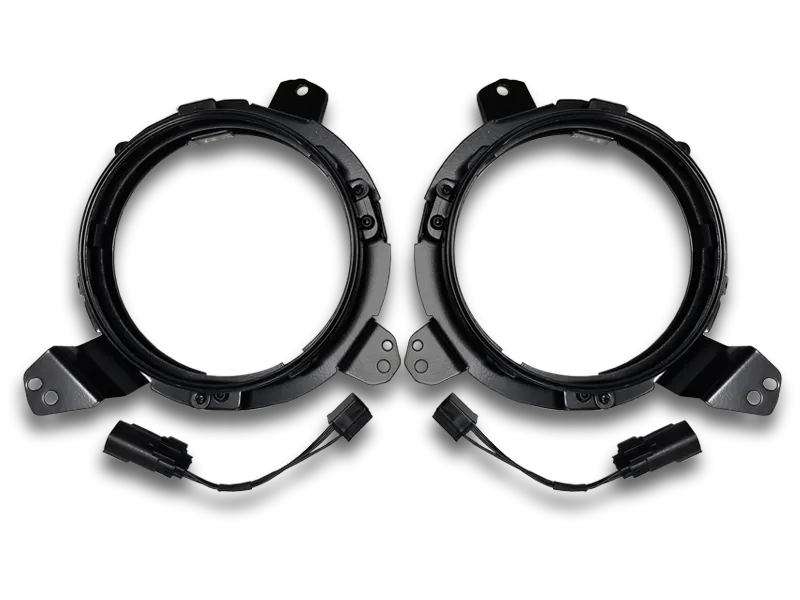 J.W. SPEAKER 7" 8700 Evolution J2-Series LED Headlight Kit, Pair WITH ADAPTER to fit 18-up Jeep Wrangler JL & JL Unlimited
