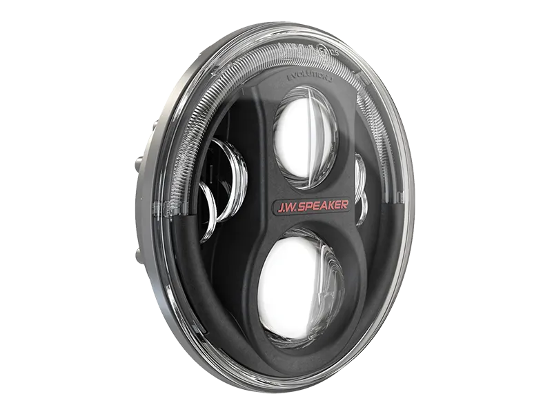 J.W. SPEAKER 7" 8700 Evolution J2-Series LED Headlight Kit, Pair WITH ADAPTER to fit 18-up Jeep Wrangler JL & JL Unlimited