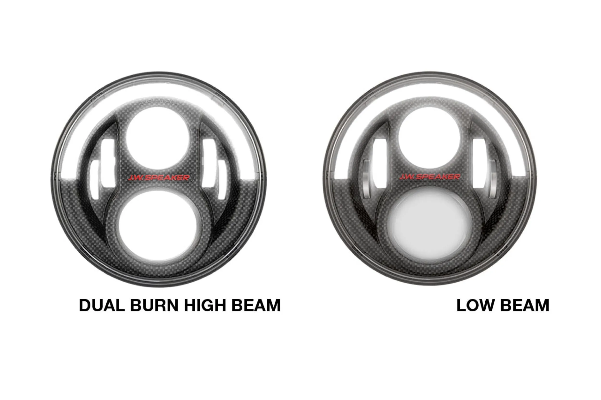 JW Speaker: 8700-EVOJ2 12V DOT (CARBON FIBER) (SET)