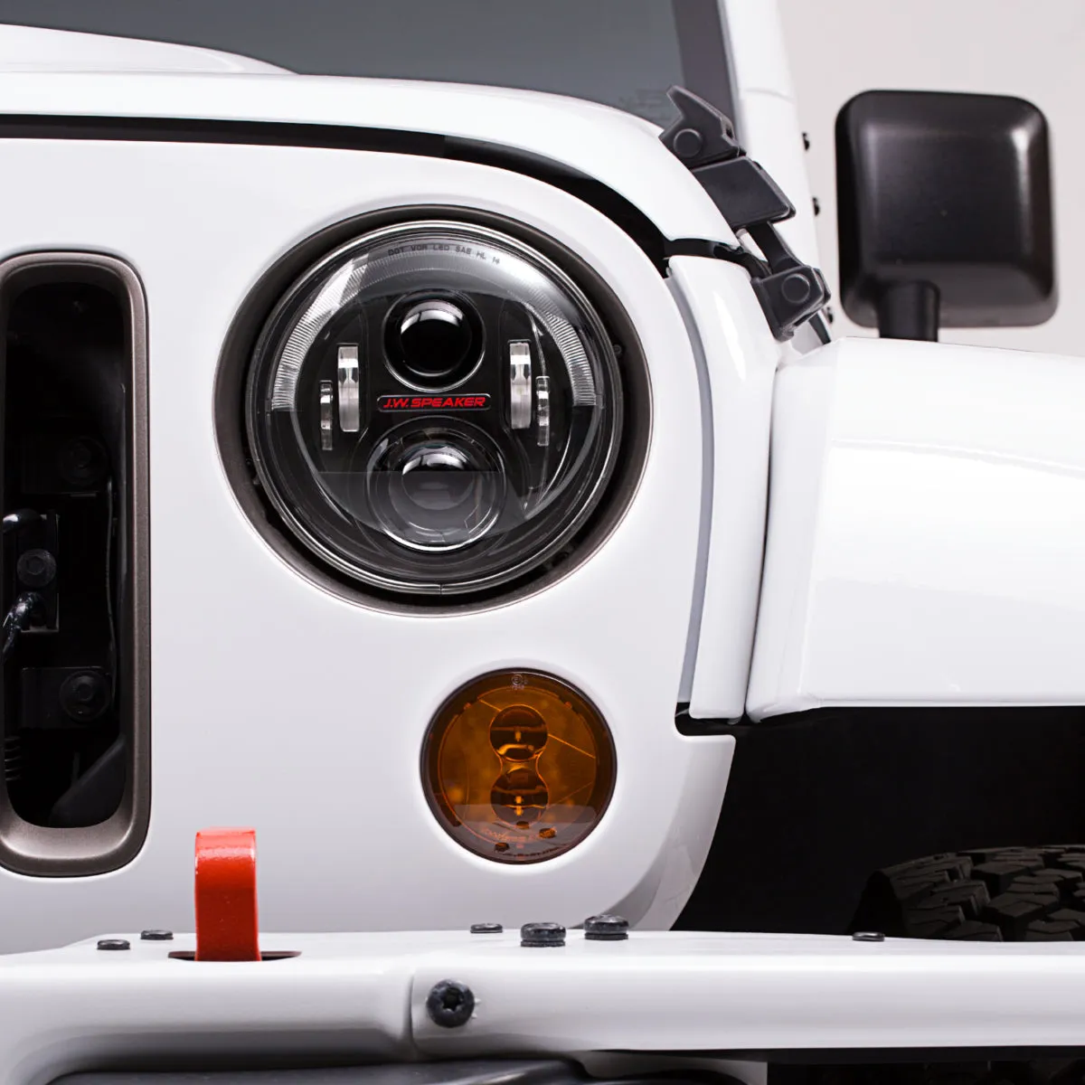 J.W. Speaker - LED Headlights- 8700 Evolution J2 Series - Jeep JK