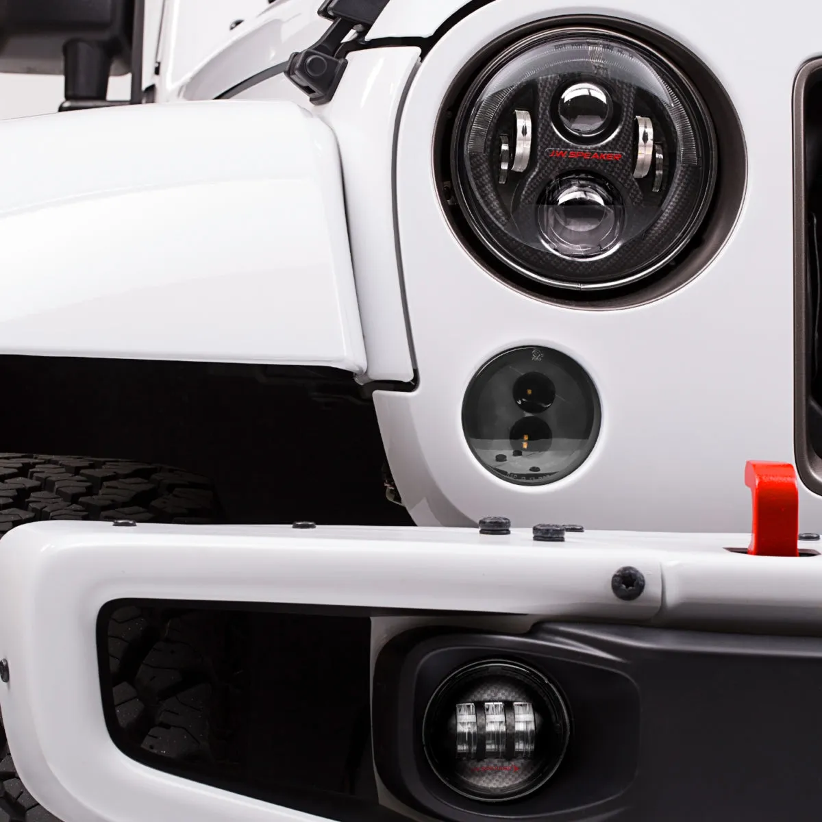 J.W. Speaker - LED Headlights- 8700 Evolution J2 Series - Jeep JK