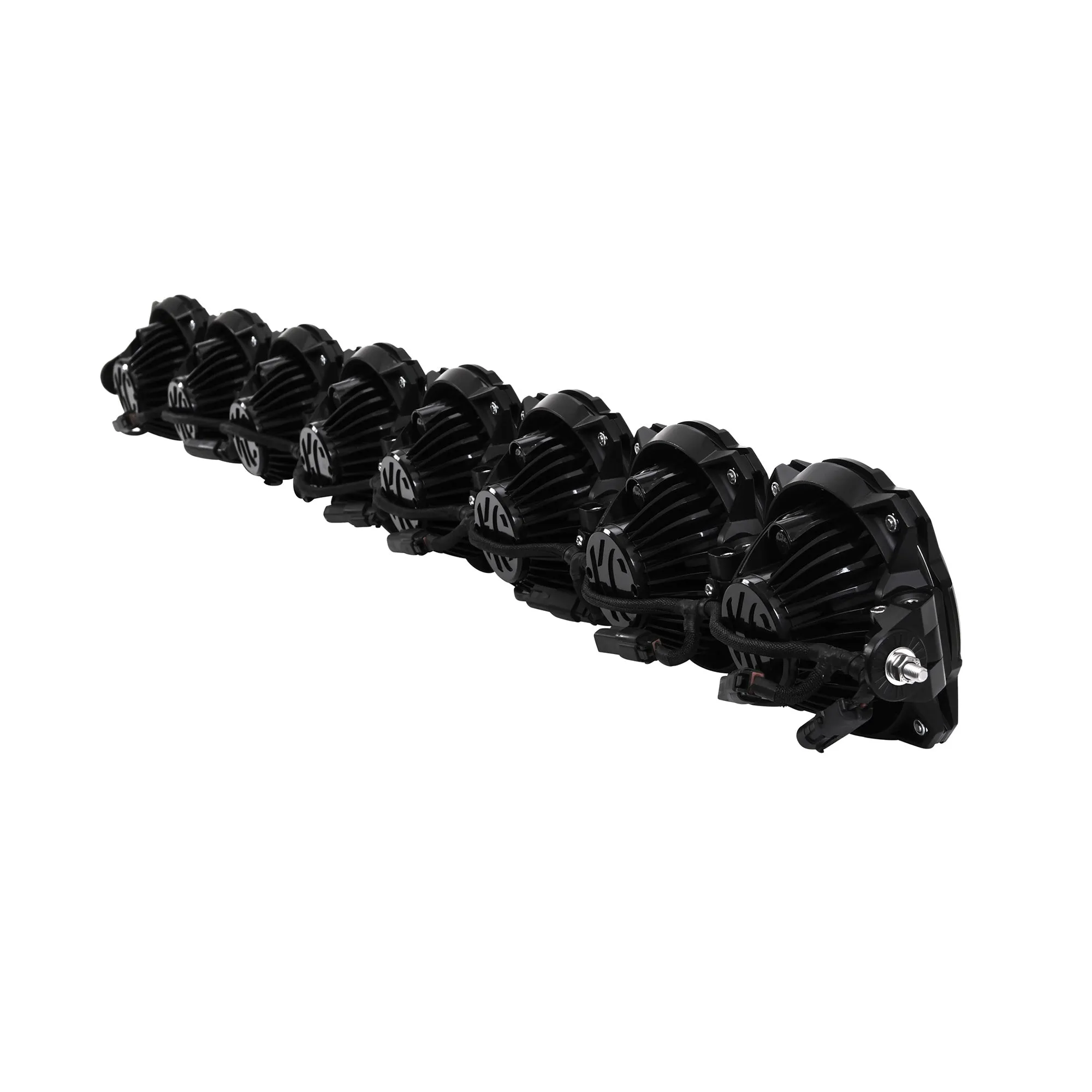 KC HiLiTES Gravity LED Pro6 LED Light Bar - Single Row - Combo Beam - 160 Watts - 50" Long - White LED - Windshield Mount - Aluminum - Black