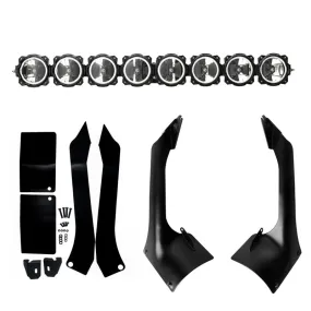 KC HiLiTES Gravity LED Pro6 LED Light Bar - Single Row - Combo Beam - 160 Watts - 50" Long - White LED - Windshield Mount - Aluminum - Black