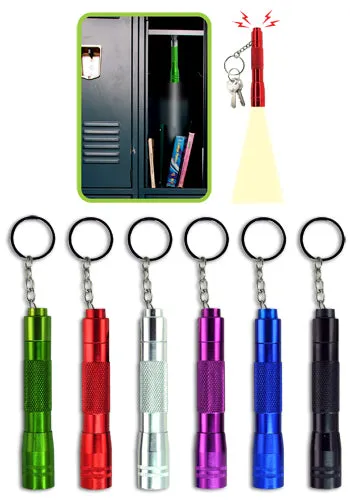 LED Flashlight Key Chain - 12 Pieces Per Retail Ready Display 28574