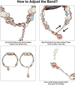Luminous Beaded Bracelet Band For Apple Watch Multiple Colors Available