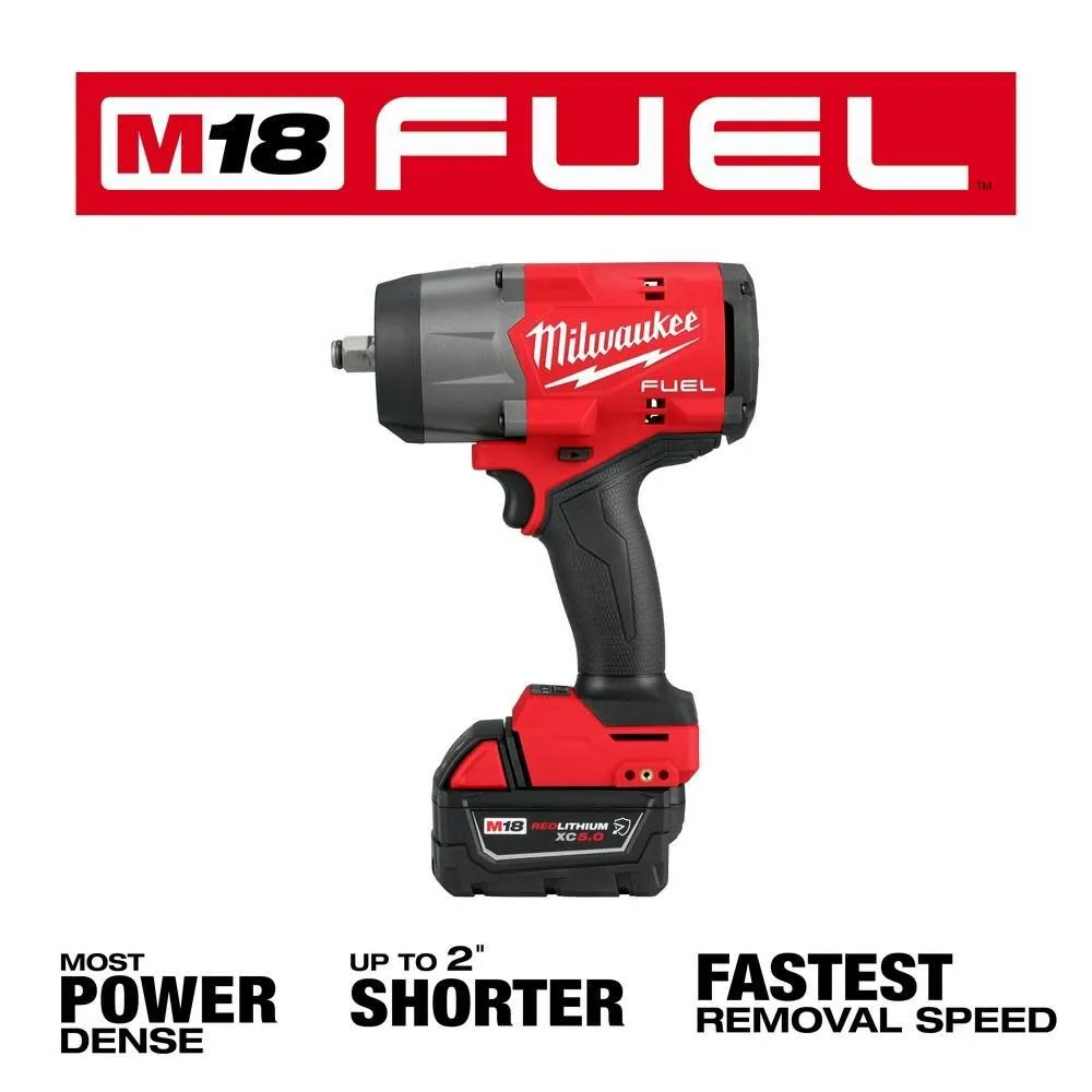 Milwaukee 3010-22 M18 FUEL 1/2" HTIW & 3/8" MTIW Automotive Combo Kit