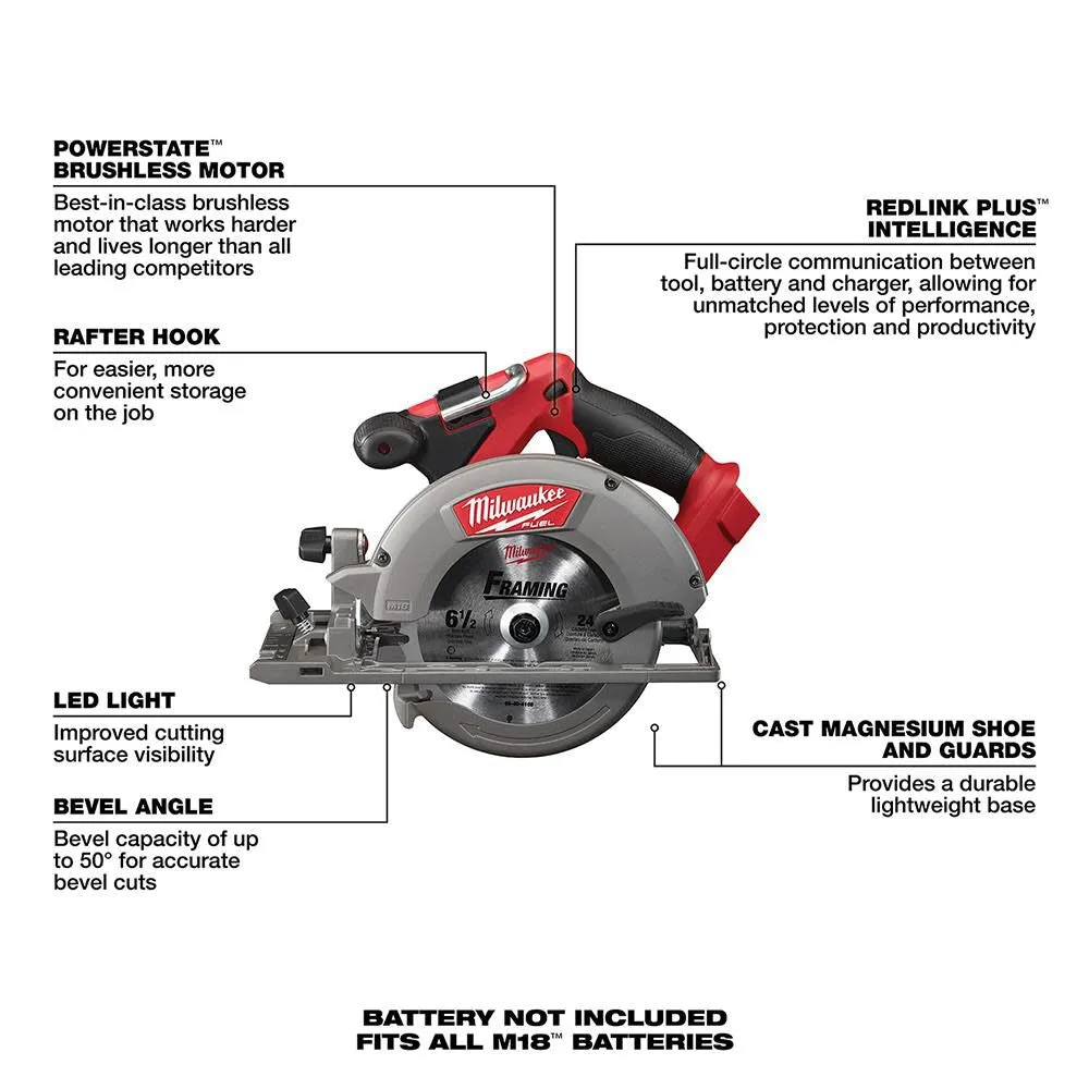 Milwaukee 3697-27 Fuel 7-Tool Combo Kit