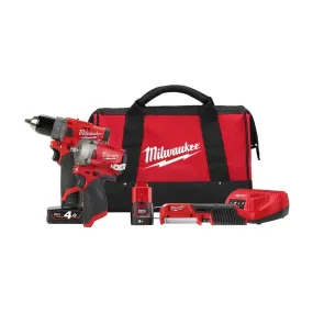 Milwaukee M12FPP3P-432B 3 Piece 12V 3.0Ah & 4.0Ah Cordless FUEL Drill & Wrench Combo Kit