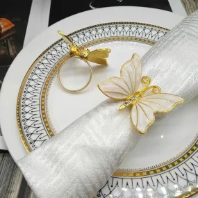 Napkin Holder Rings-Butterfly(Gold)