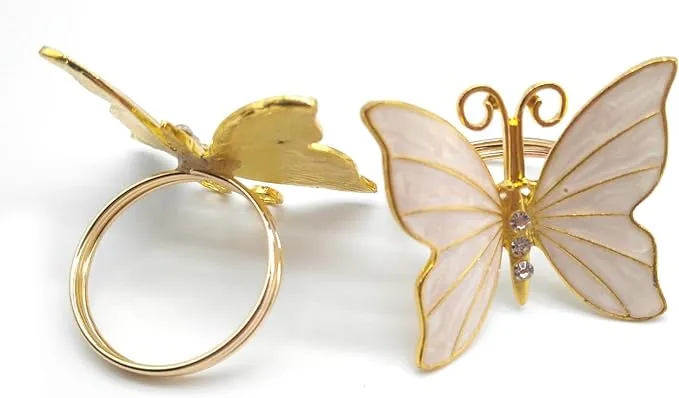 Napkin Holder Rings-Butterfly(Gold)