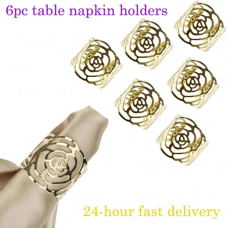 Napkin Holder Rings- Golden Guaz
