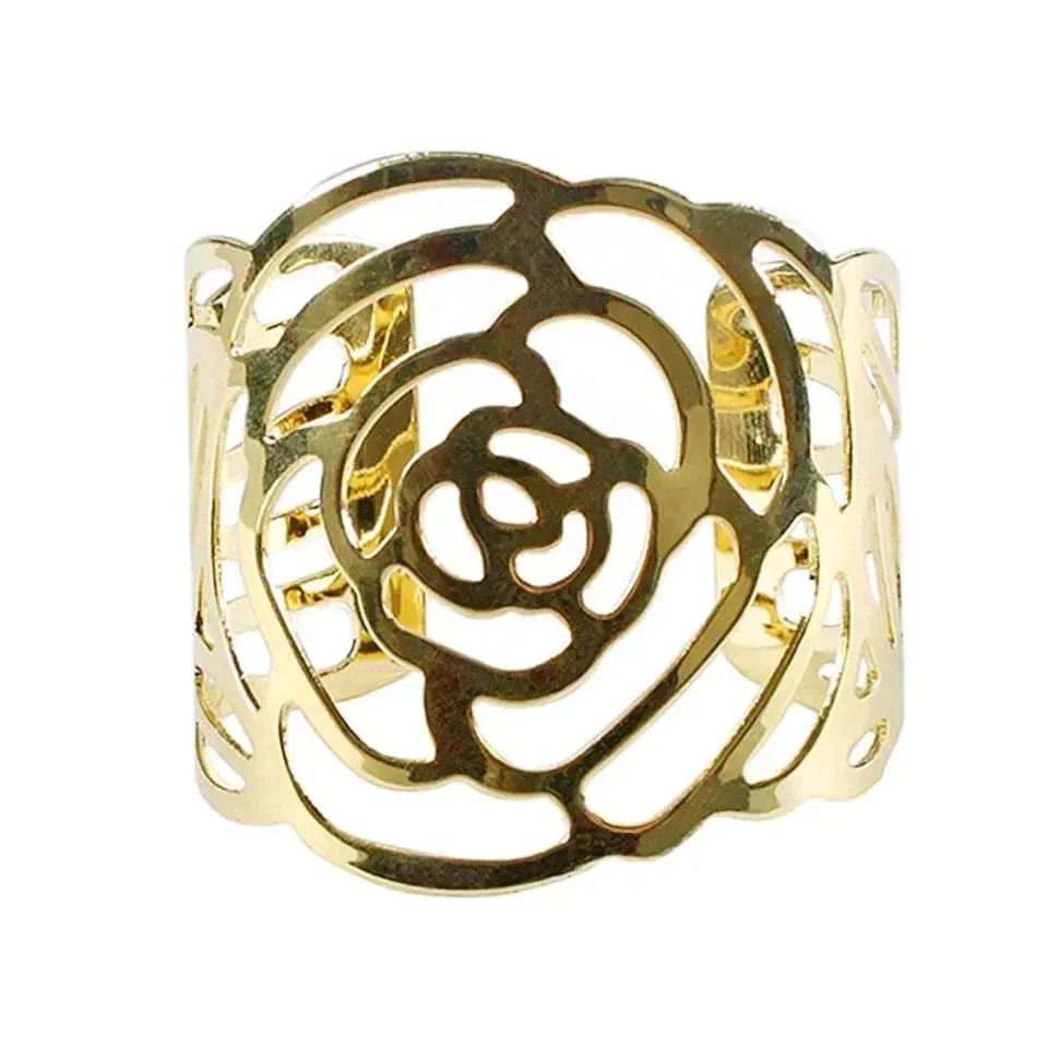 Napkin Holder Rings- Golden Guaz