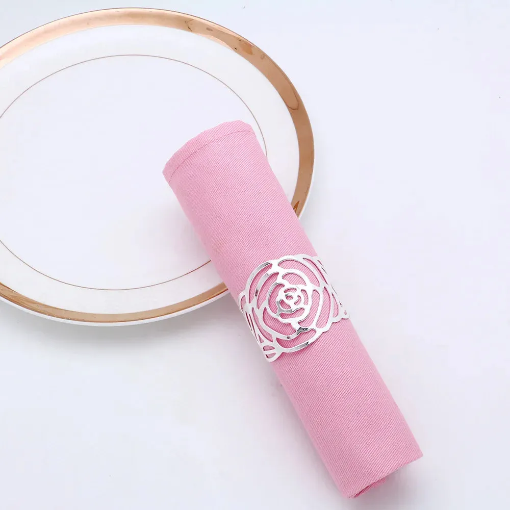 Napkin Holder Rings-Hollow(Sliver)
