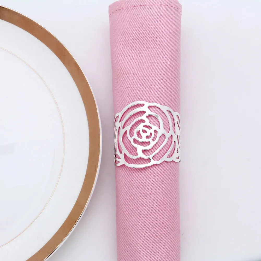 Napkin Holder Rings-Hollow(Sliver)