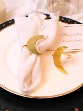 Napkin Holder Rings-Moon(Gold)