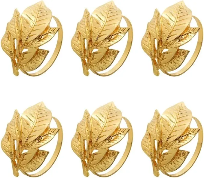 Napkin Holder Rings-Multi Patels(Gold)