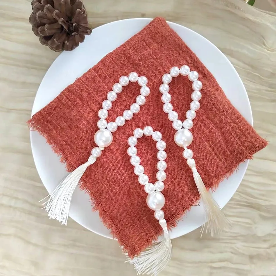 Napkin Holder Rings-Pearl Beads