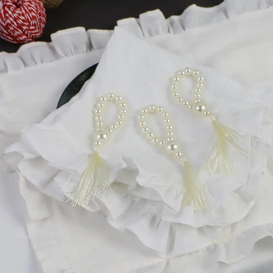 Napkin Holder Rings-Pearl Beads