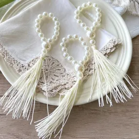 Napkin Holder Rings-Pearl Beads