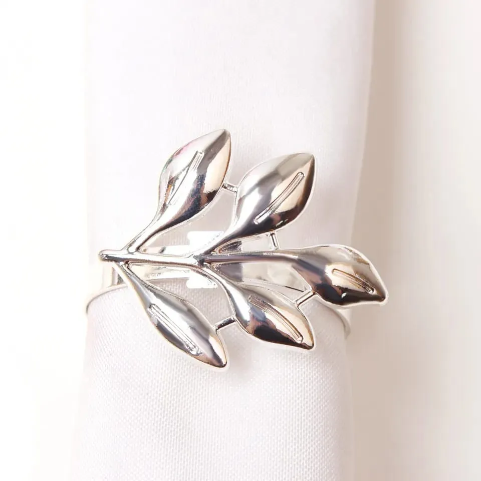 Napkin Holder Rings-Rowan Silver