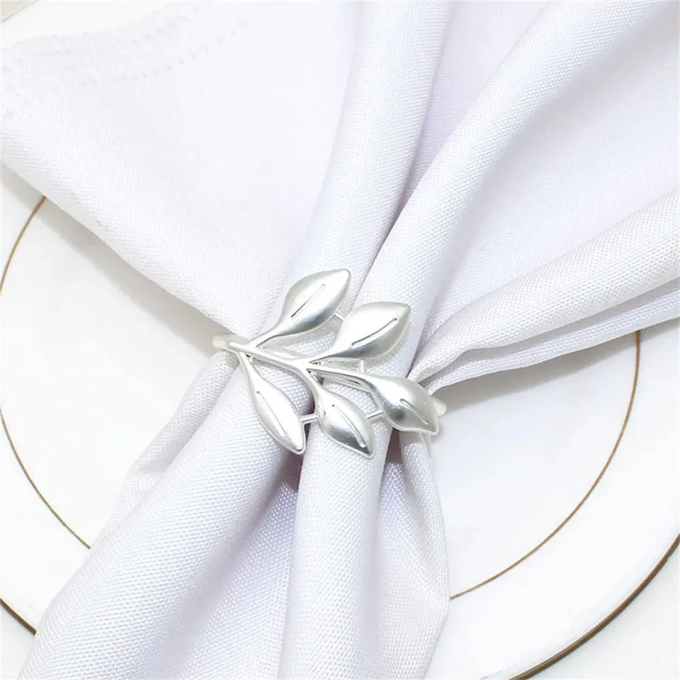Napkin Holder Rings-Rowan Silver