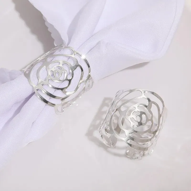 Napkin Holder Rings-Silver Guaz