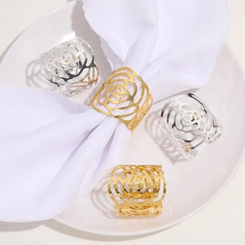 Napkin Holder Rings-Silver Guaz