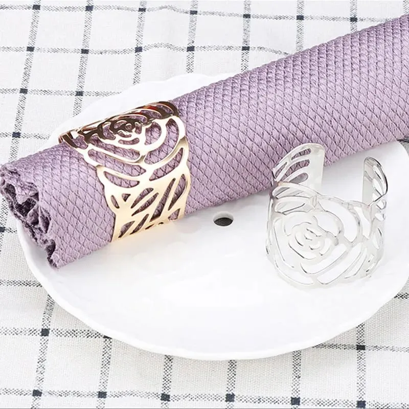 Napkin Holder Rings-Silver Guaz
