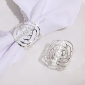 Napkin Holder Rings-Silver Guaz