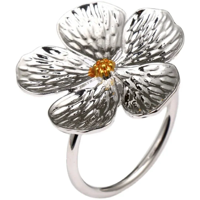 Napkin Holder Rings-Sliver Jasmin