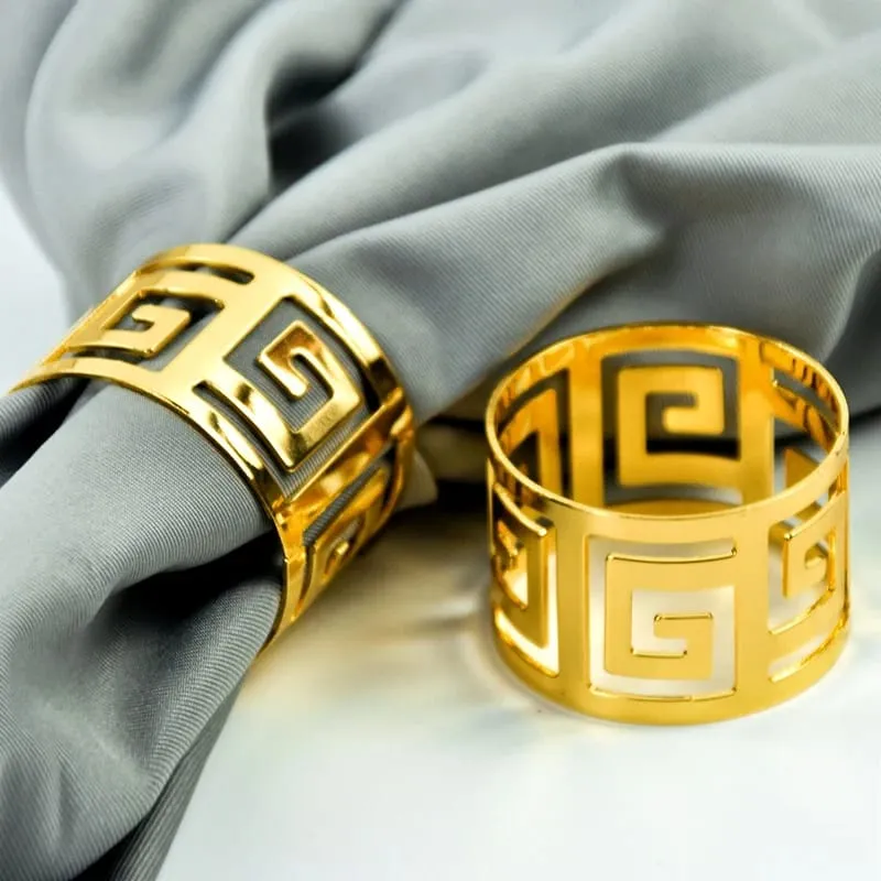 Napkin Holder Rings-Versace(Gold)