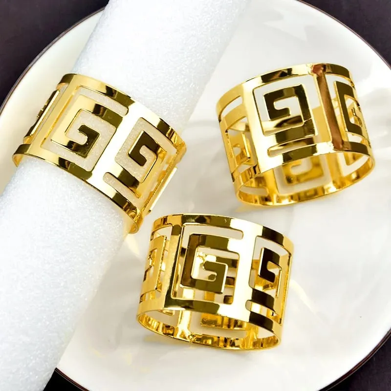 Napkin Holder Rings-Versace(Gold)