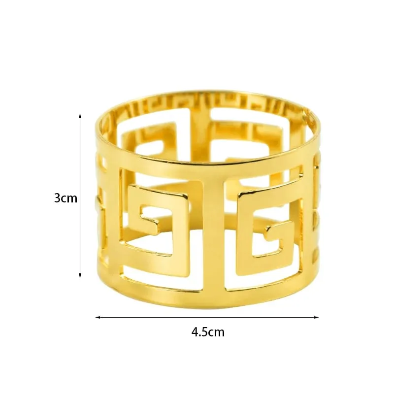 Napkin Holder Rings-Versace(Gold)