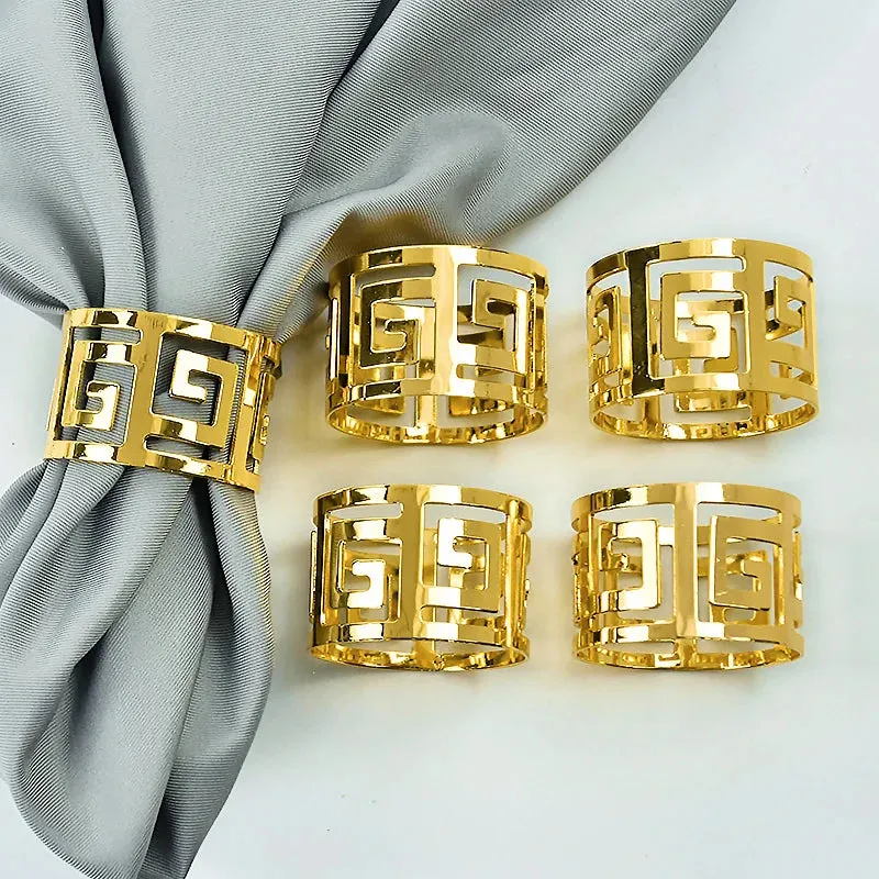 Napkin Holder Rings-Versace(Gold)