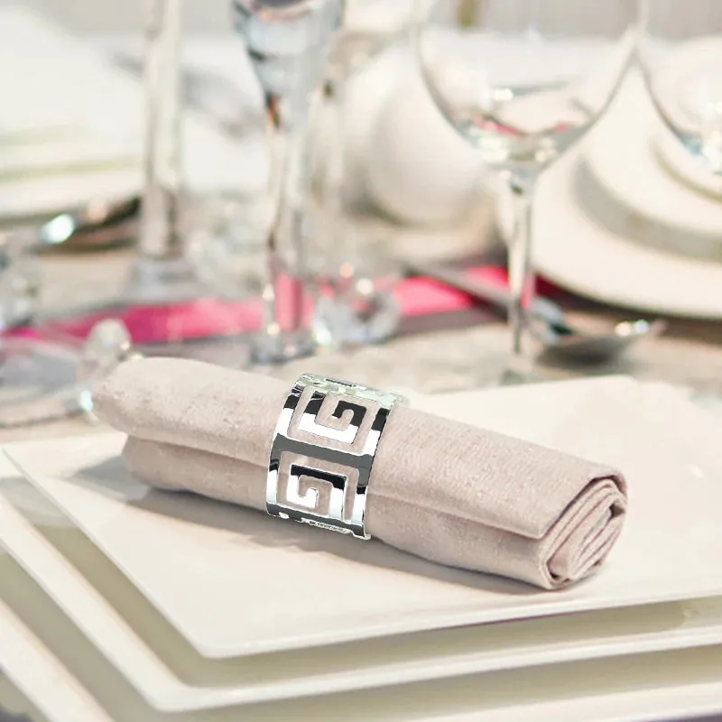 Napkin Holder Rings-Versace(Sliver)