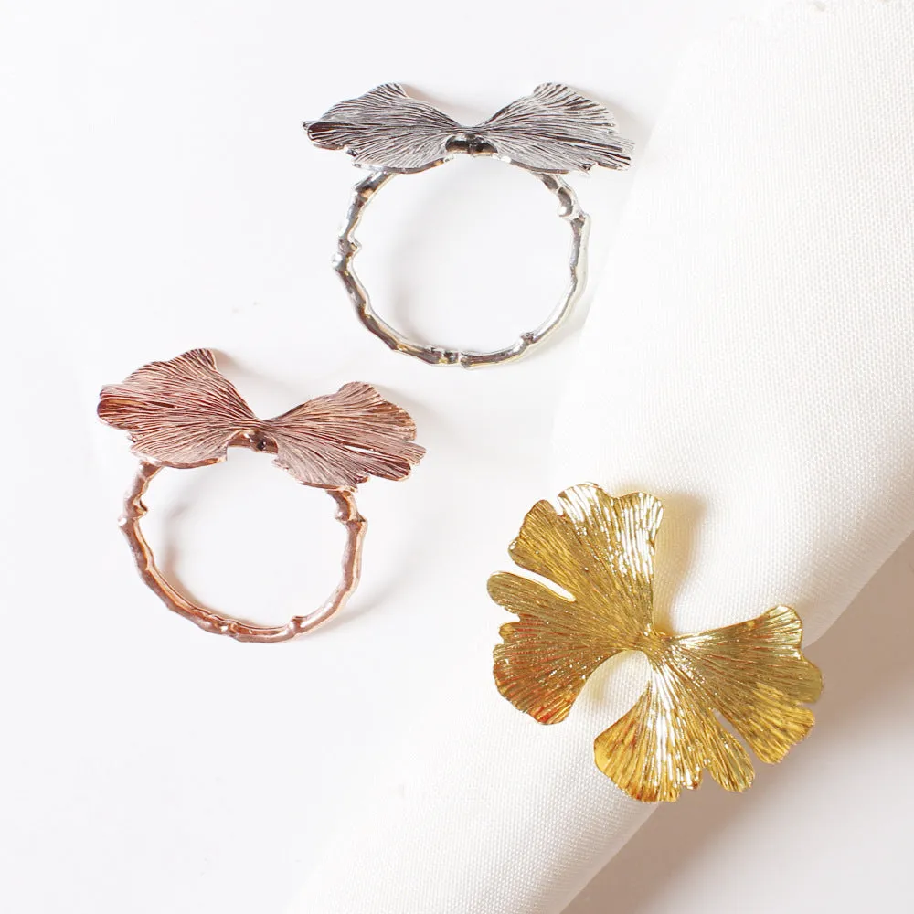 Napkin Holder Rings- Vintage Silver