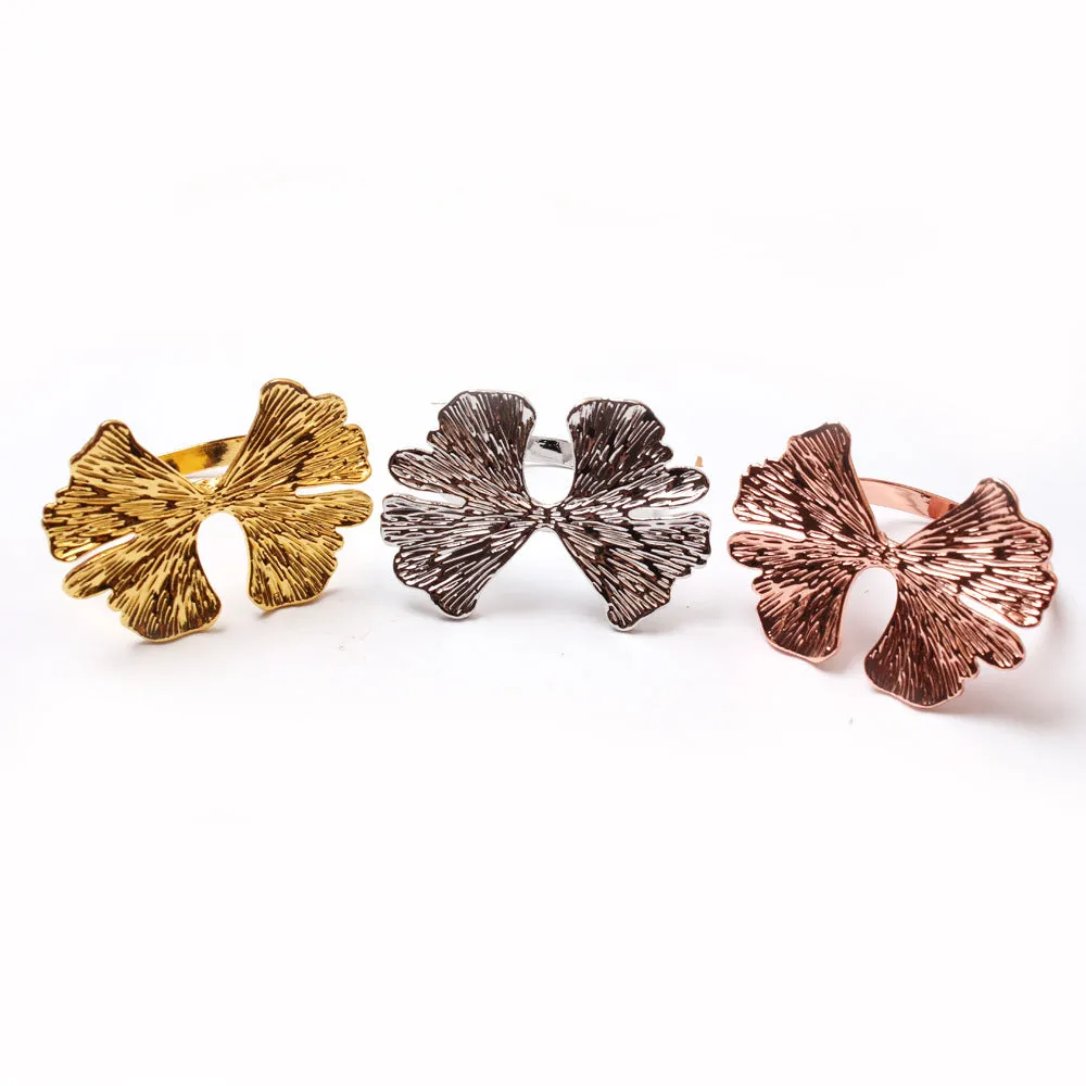 Napkin Holder Rings- Vintage Silver