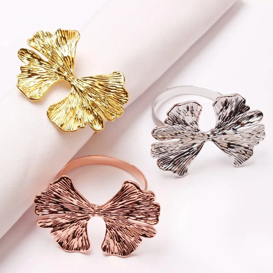 Napkin Holder Rings- Vintage Silver