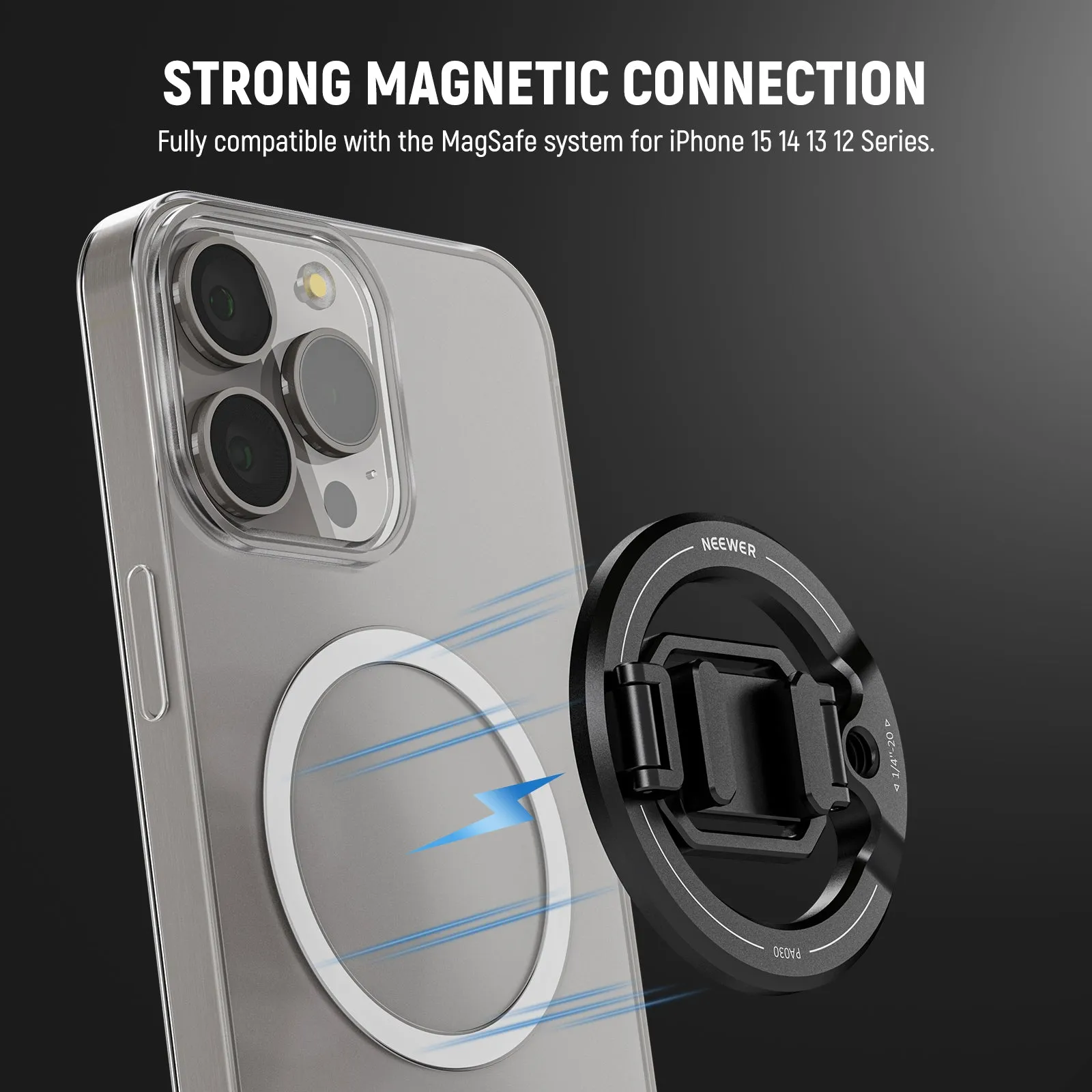 NEEWER PA030 Magnetic iPhone Tripod Mount