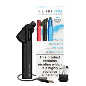 Nic-Hit Pro Device Kit - Maximum Nicotine. Acts Faster. Lasts Longer.