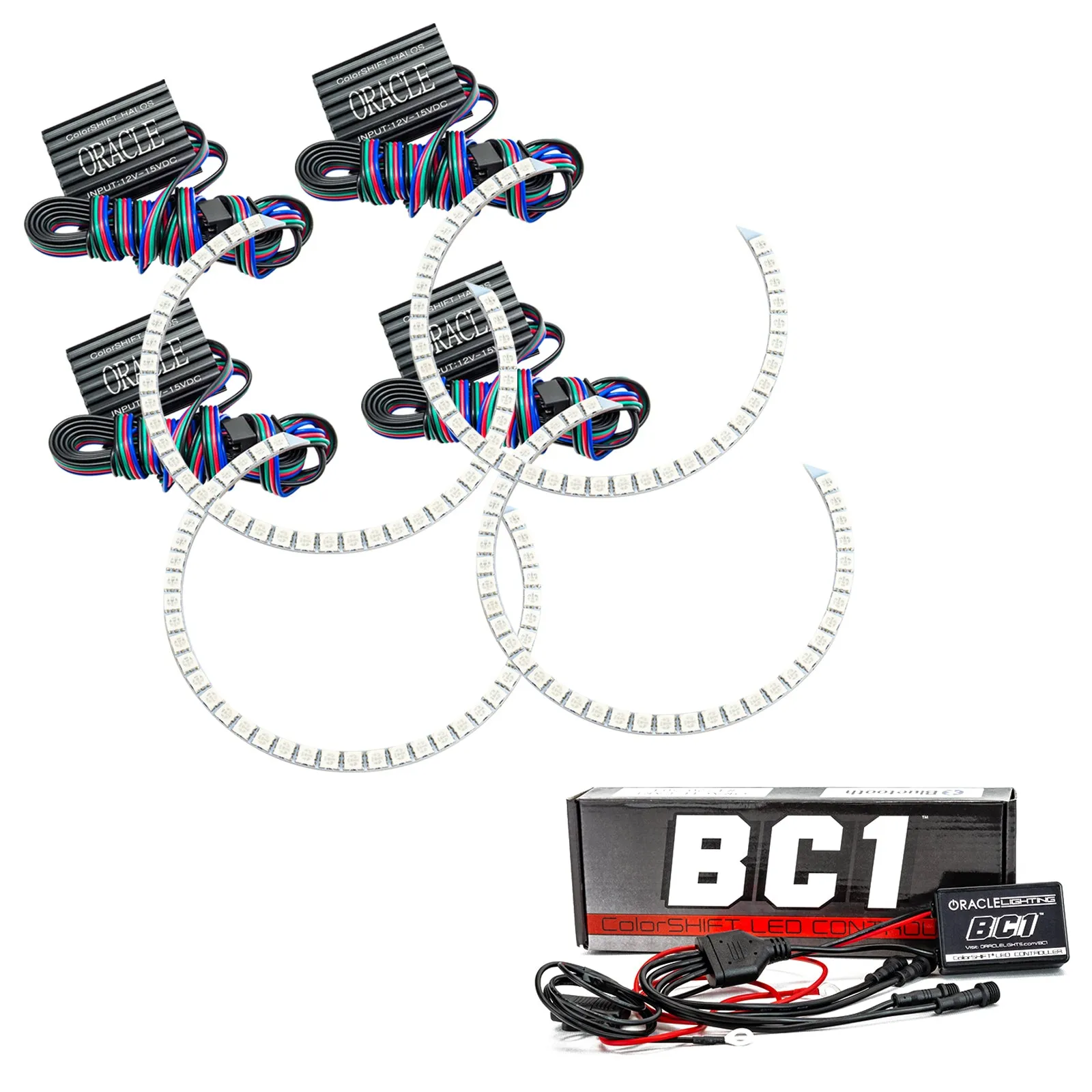 ORACLE Lighting 2007-2013 GMC Sierra LED Headlight Halo Kit (Round Style)
