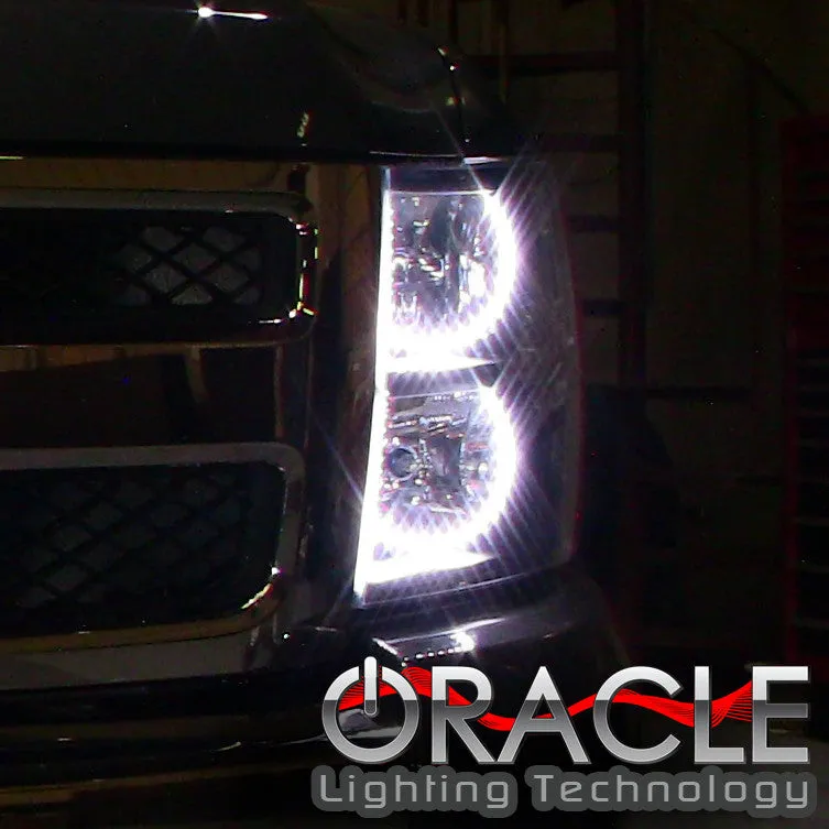 ORACLE Lighting 2007-2013 GMC Sierra LED Headlight Halo Kit (Round Style)