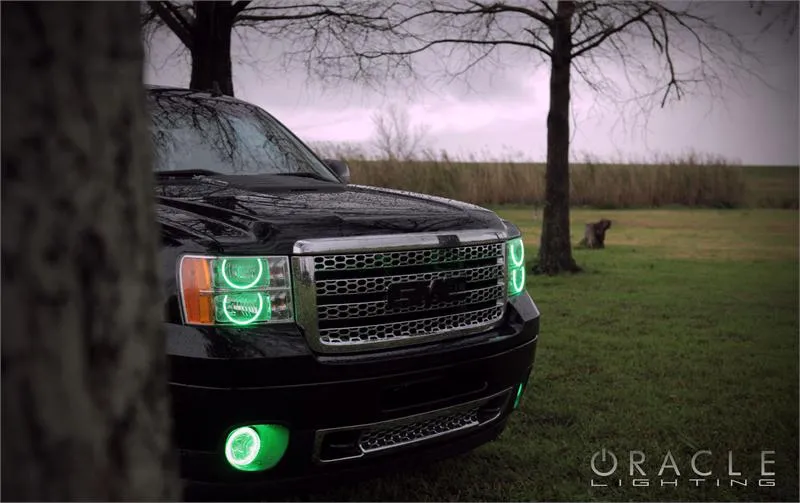 ORACLE Lighting 2007-2013 GMC Sierra LED Headlight Halo Kit (Round Style)